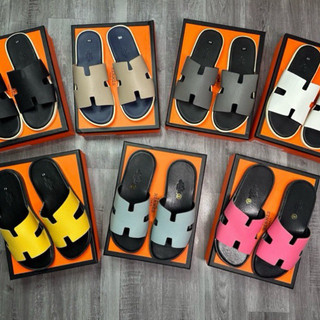 Dép Nam HM Đế Thấp Quai Ngang Hàng Cao Cấp Fullbox size 38-43