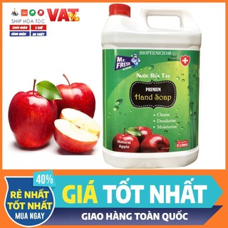 Nước Rửa Tay Premium Hand Soap Mr Fresh 5L Hương Táo