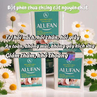 Bột phèn chua chưng cất nguyên chất .khử mùi hôi nách, hôi chân hiệu quả