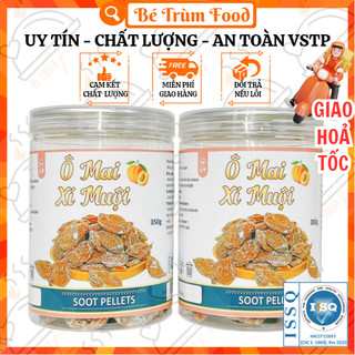 350gram ô mai xí muội thịt không hạt chua ngọt - xí muội voi - ăn vặt chất lượng bé trùm food