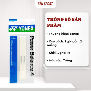 Băng Dán Đầu Vợt Yonex AC184 Giúp Tăng Cường Độ Nặng Đầu Cho Vợt Hạn Chế Trầy Xước Khi Va Chạm