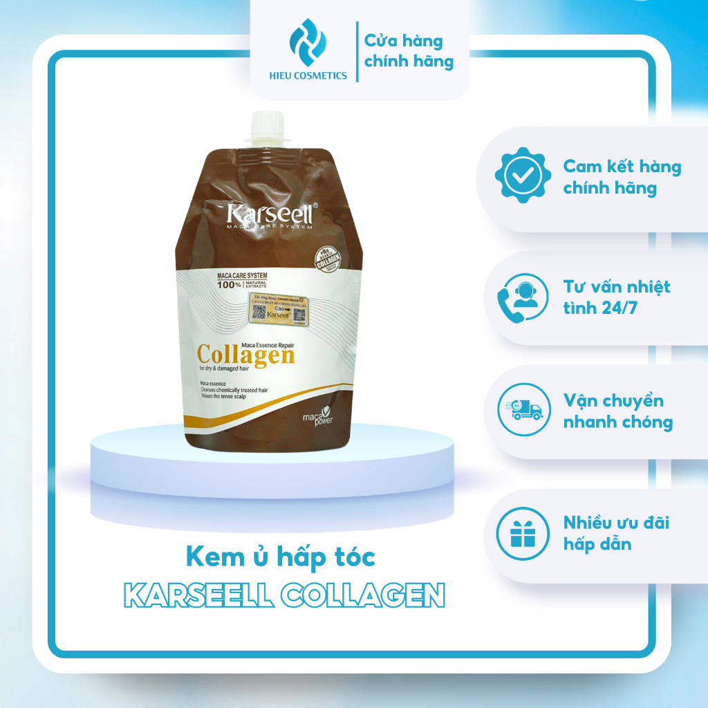 Kem Ủ Tóc Karseell Collagen Maca Power