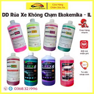 Nước Rửa Xe Không Chạm - Dung Dịch Rửa Xe Ô tô, Xe Máy Ekokemiaka 1L (Chính Hãng ) TẶNG 01 Khăn Lau Xe