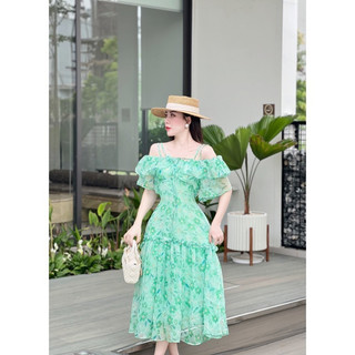 Váy hoa xanh, Hồng, vàng