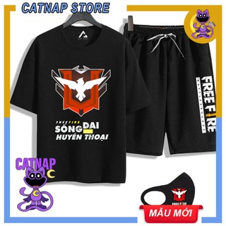 Quần Áo thun Free Fire Rank Holo - Rank Huyền Thoại, chất thun co giãn 4 chiều thoáng mát | CATNAP STORE