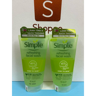 [Date 2027] Sữa rửa mặt Simple 150ml