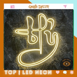 Chữ Hỷ - Led Neon, Đèn Led Trang Trí Đám Cưới - Decor Tiệc Cưới | Ghiền Decor nhận làm tên, chữ theo yêu cầu,...
