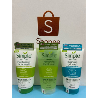 Sữa rửa mặt Simple 150ml