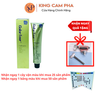 [ KÈM QUÀ TẶNG ] Thuốc Nhuộm Tóc Color Tour Collagen 100ML Chuẩn Salon