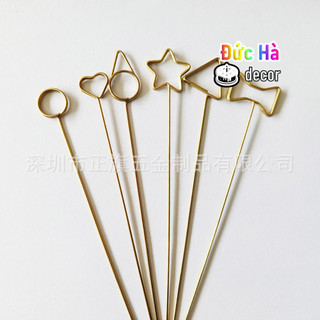Combo 100 cây Ghim Cài Thiệp dùng trang trí Bó Hoa, Giỏ Hoa.