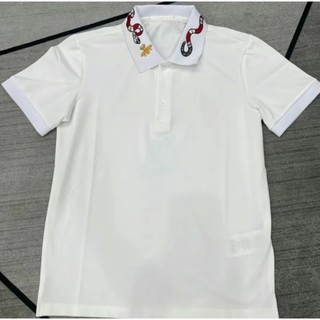 Áo thun nam DC boy phố polo tay ngắn thêu phối cổ vải cotton co giãn dày dặn thấm hút áo cổ trụ nam
