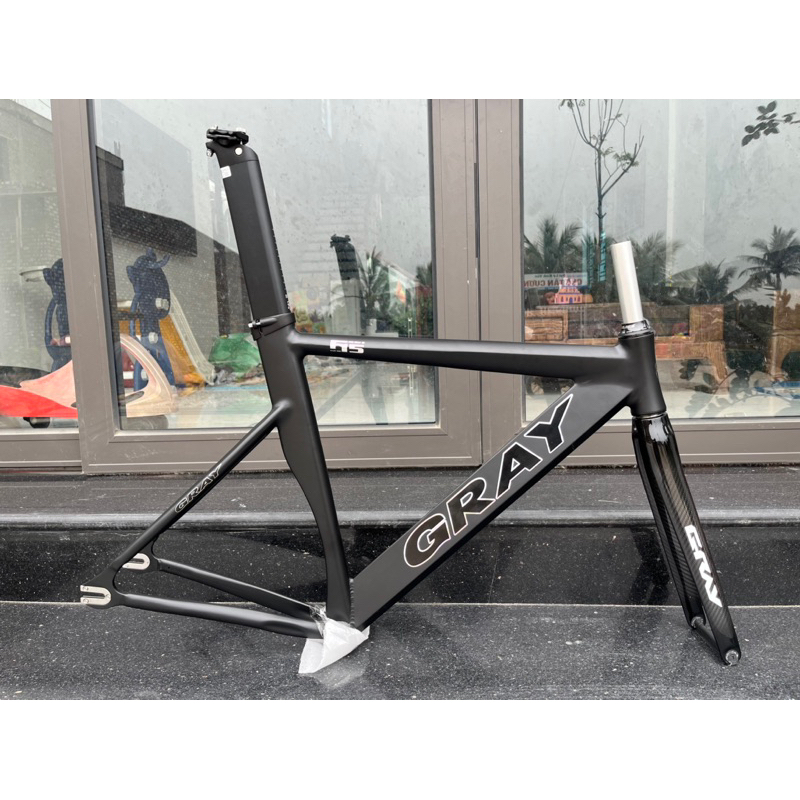 Khung xe đạp gray f15 phuộc carbon