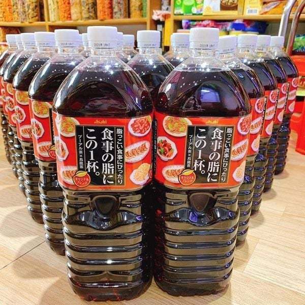 Trà Olong Giảm Mỡ Asahi 2L Nhật - Trà olong Giảm Mỡ Coca-cola 2L