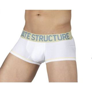 Quần Lót Boxer Nam Private Structure MOUX4103 MO-Lite Trunk - White/Butter