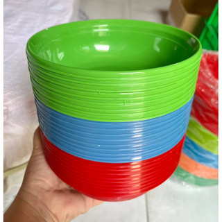 👷‍♀️Set 10 THAU NHỰA Nhỏ, MINI, Đáy Tròn (Rộng: 16 và 20cm)