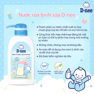 Nước Rửa Bình Sữa D-nee - 500ml (chai)