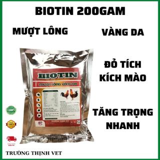 VỖ BÉO 200gr, đẹp da mượt lông, bổ sung vitamin cho gà, vịt, chim, chó mèo