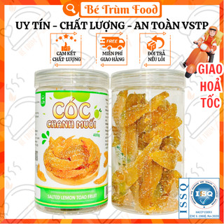 400gram mứt cóc sấy chanh muối ớt chua ngọt - ăn vặt chất lượng bé trùm food