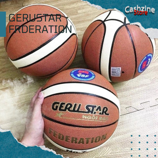 Bóng rổ GERU STAR Federation - Bóng thi đấu chính thức Liên Đoàn Bóng Rổ Việt Nam (tặng túi lưới và kim bơm)