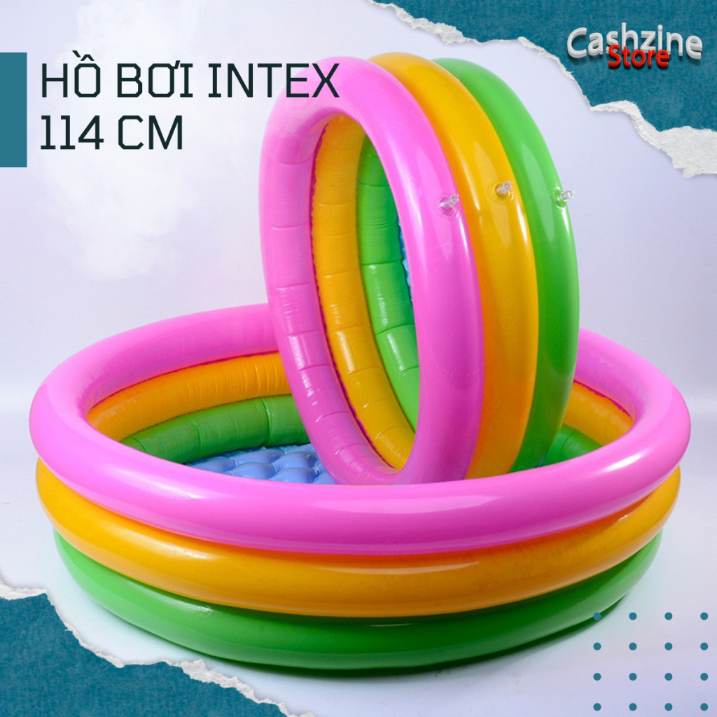 Bể bơi phao, hồ bơi trong nhà, Hồ bơi cho bé, trẻ em 3 tầng 114 cm chất lượng cao
