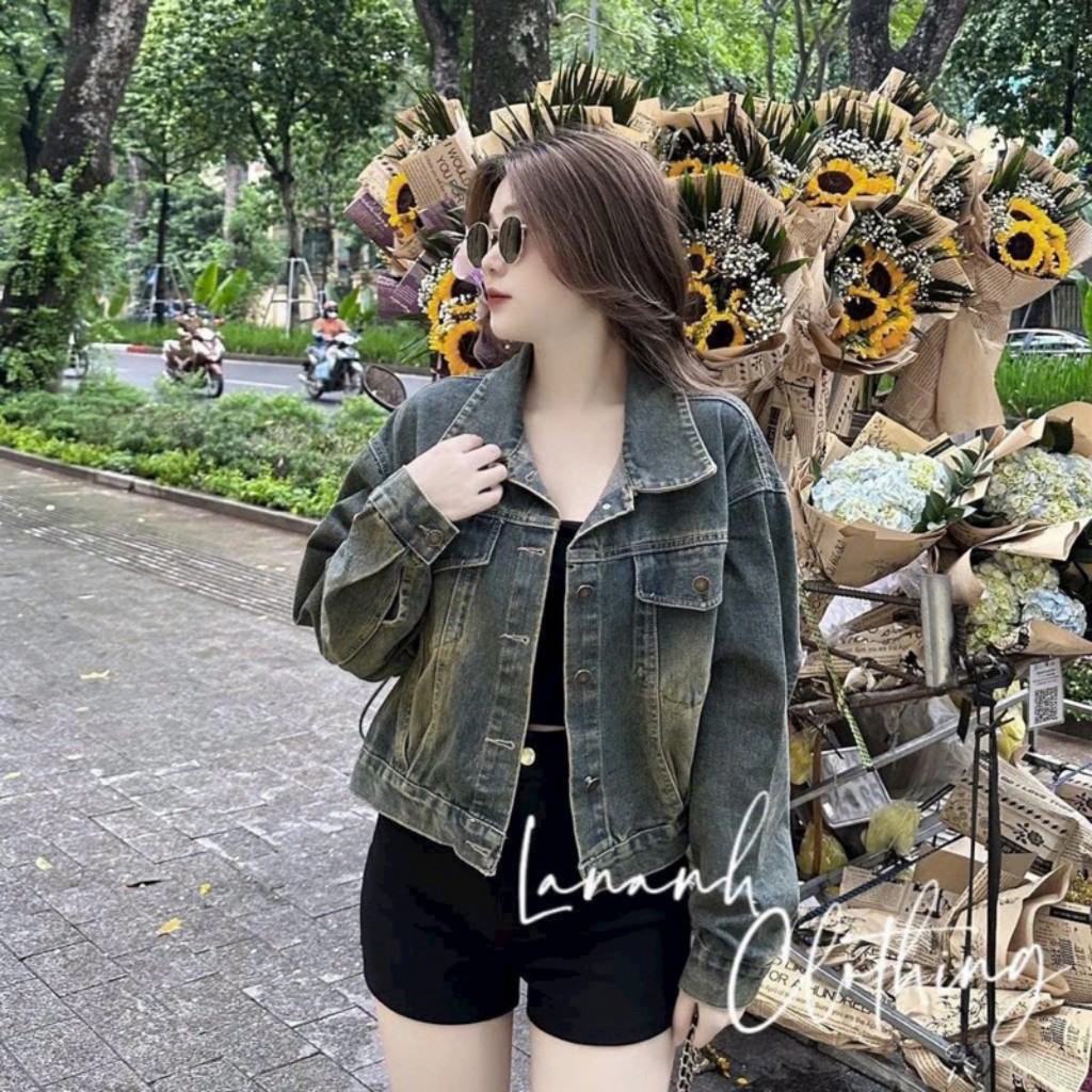 Áo khoác ngoài, Áo khoác bò jeans nữ thêu chữ cao cấp siêu hot  dành cho mọi cô nàng | BigBuy360 - bigbuy360.vn