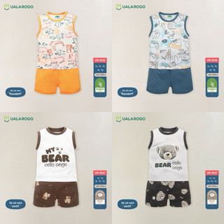 Bộ ba lỗ/sát nách Ualarogo size 1Y đến 5Y