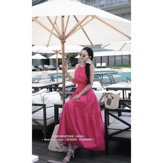 Đầm maxi yếm li eo siêu xinh