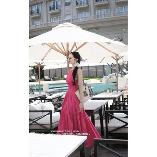 Đầm maxi yếm li eo siêu xinh