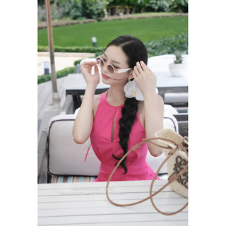 Đầm maxi yếm li eo siêu xinh