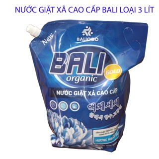 1 túi 3 lít nước giặt xả cao cấp BALI GOLD ORGANIC 4 mùi hương