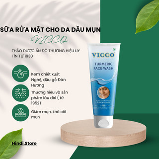 Sữa rửa mặt dang bọt Vicco giảm thâm do mụn 70g