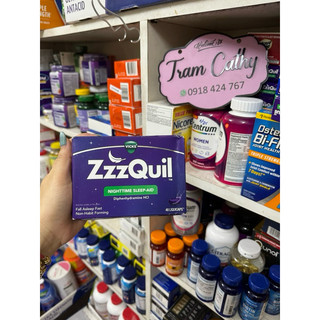 Hỗ trợ giấc ngủ ban đêm Vicks Nyquil ZzzQuil Nighttime Sleep Aid 354ml,