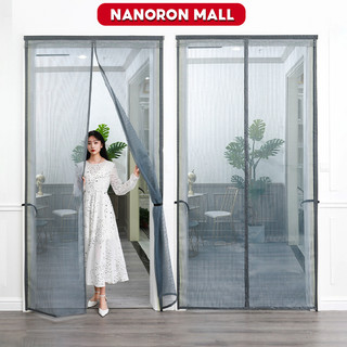 Lưới chống muỗi và côn trùng gây hại cho nhà cửa, Lưới chặn kiến ba khoang tự đóng gắn cửa đi ra vào NANORON