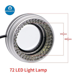 Đèn LED kính hiển vi 72 LED(có kính chắn khói)