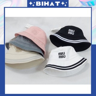 Mũ bucket, mũ vành cụp viền vành xịn miumiu nam nữ mu34