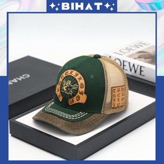 Mũ lưỡi trai nam nữ, Nón Kết True Religion Thêu Ông Địa Logo U phối lưới phong cách độc lạ cá tính MU35