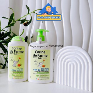 Kem thay bỉm tã Corine De Farme - Dung Dịch làm sạch da BABY LOTION thay bỉm khử mùi và dưỡng ẩm cho bé từ 0M+