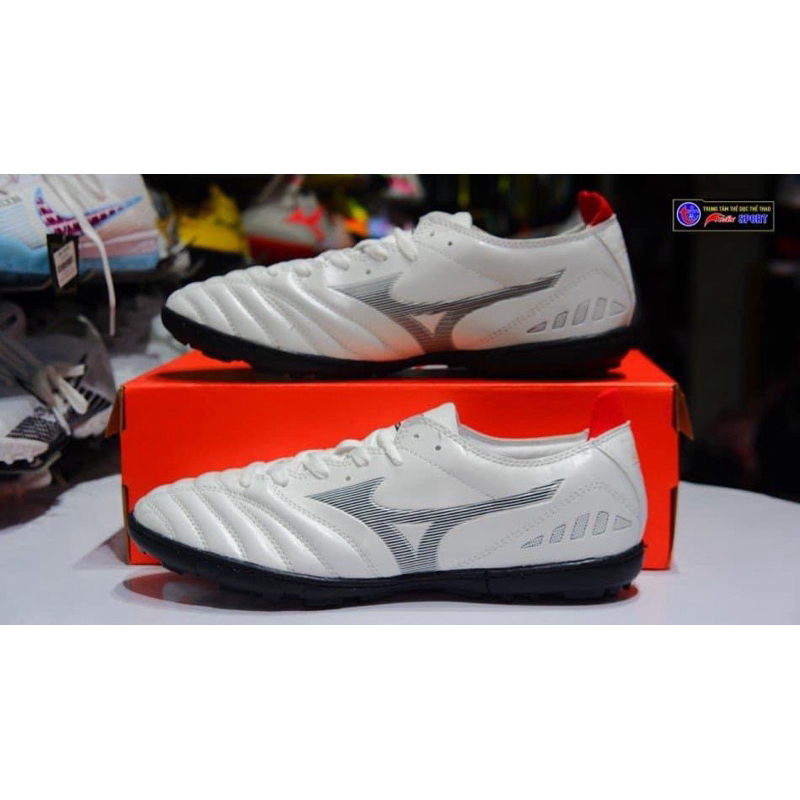 giày đá bóng mizuno neo3 trắng đen