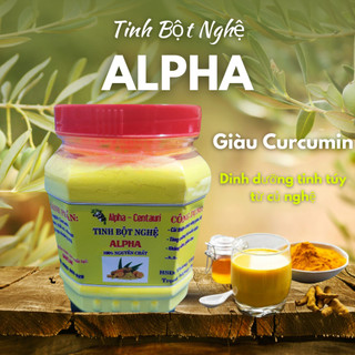 Tinh bột nghệ alpha nguyên chất 100% giàu curcumin - hỗ trợ sức khỏe an toàn