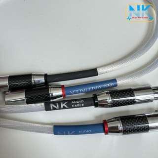 Dây xlr carbon 5nocc valahala mạ bạc cao cấp