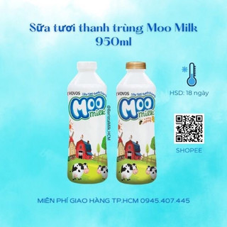 Sữa tươi thanh trùng Moo 950ml ( Moo milk 950ml )