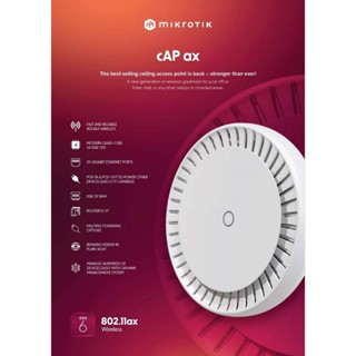Mới 100% - Router Wifi 6 Mikrotik CAP AX cAPGi-5HaxD2HaxD cân bằng tải chuyên nghiệp