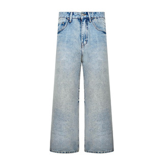 (Chính Hãng AMRISH) Quần Straight Denim Jeans - Core Blue