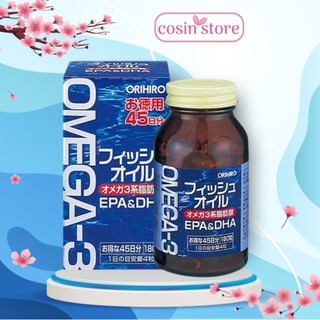 Viên Uống Dầu Cá Omega 3 Orihiro 180 viên