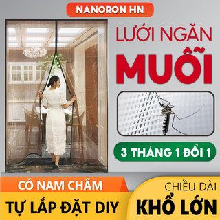 Rèm chắn muỗi chống bụi và côn trùng gây hại, Lưới chặn côn trùng có nam châm tự dính dùng cho cửa đi, cửa ra vào