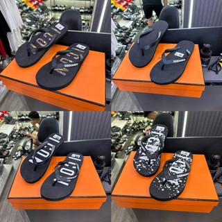 Tông Gc Dior Dsq Full Đen Hàng Đẹp - Tông Xỏ Ngón Nam Hot Đi Biển Mùa Hè Full BOXX 2024