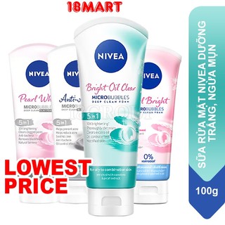 Sữa rửa mặt nivea nữ tuýp
