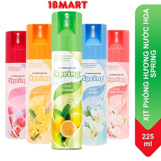 Xịt phòng Spring hương chanh 225ml