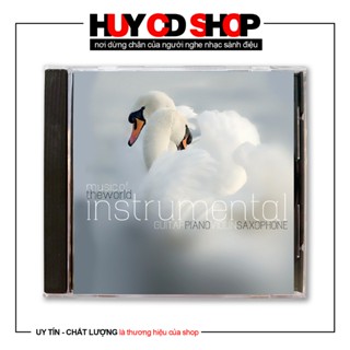 Đĩa CD Nhạc hoà tấu Guitar Piano Saxo Phone Violin Những bài nhạc bất hủ Thế giới Đĩa lòng trắng