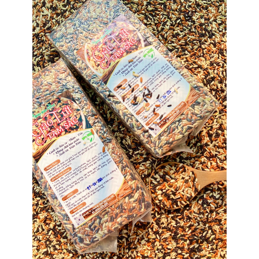 gạo lứt tam sắc điện biên combo 5kg | BigBuy360 - bigbuy360.vn